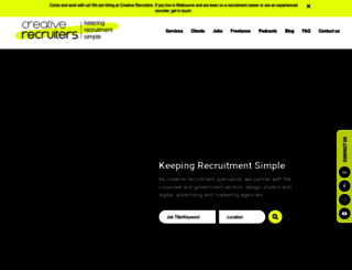 creativerecruiters.com.au screenshot