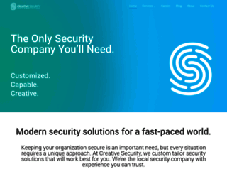 creativesecurity.com screenshot