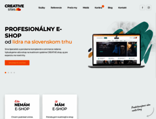 creativesites.cz screenshot