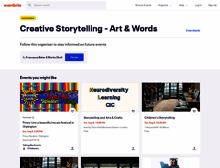 creativestorytelling.eventbrite.co.uk screenshot