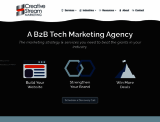 creativestreammarketing.com screenshot