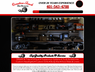 creativetouchautoaccessories.com screenshot