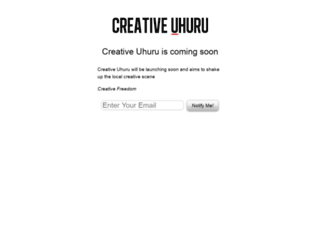 creativeuhuru.co.za screenshot