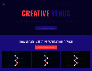 creativevenus.com screenshot