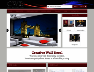 creativewalldecal.com screenshot