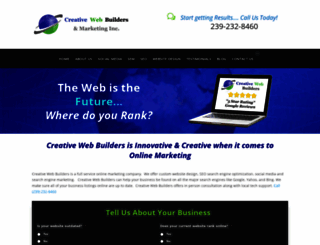 creativewebbuilders.com screenshot