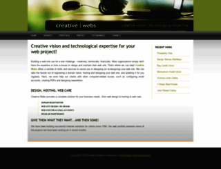 creativewebs.ca screenshot
