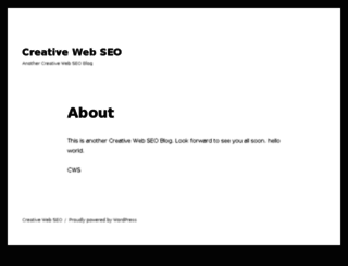 creativewebseo.com screenshot