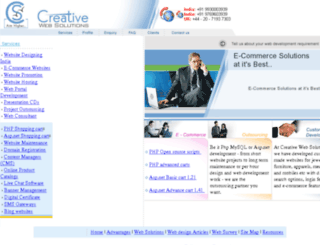 creativewebsolutions.in screenshot