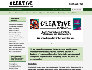 creativewholesale.com screenshot
