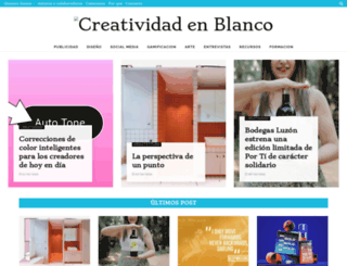 creatividadenblanco.com screenshot