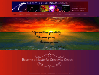 creativitycoachingassociation.com screenshot