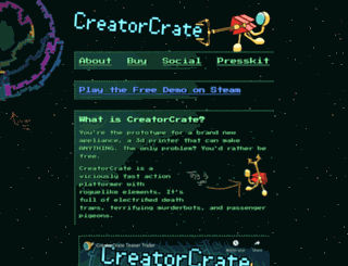 creatorcrate.net screenshot