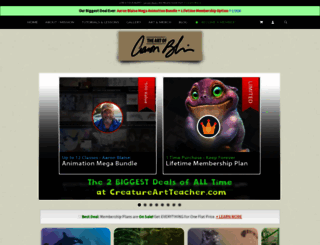 creatureartteacher.com screenshot