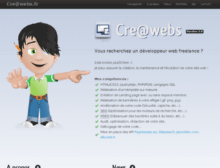 creawebs.fr screenshot