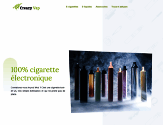 creazyvap.fr screenshot