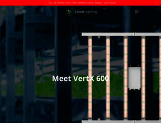 crecerlighting.com screenshot