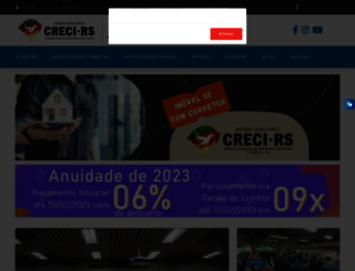 creci-rs.gov.br screenshot