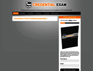 credentialexam.com screenshot