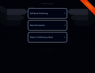 credeverlag.de screenshot