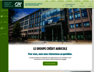 credit-agricole-sa.fr screenshot