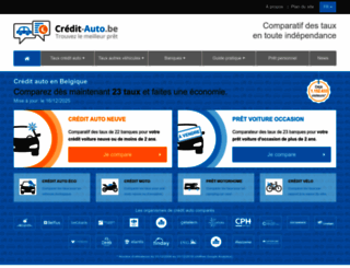 credit-auto.be screenshot