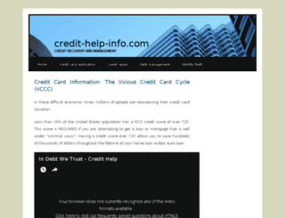 credit-help-info.com screenshot