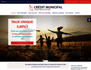 credit-municipal-bordeaux.fr screenshot