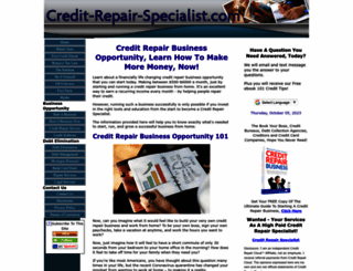 credit-repair-specialist.com screenshot