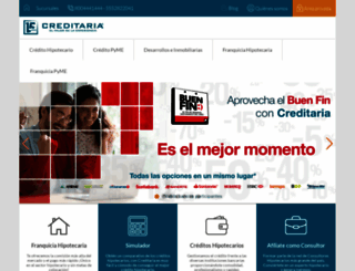 creditaria.com.mx screenshot