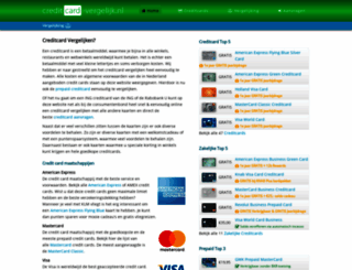 creditcard-vergelijk.nl screenshot