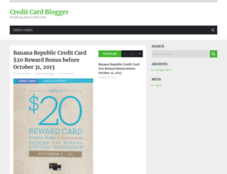 creditcardblogger.com screenshot