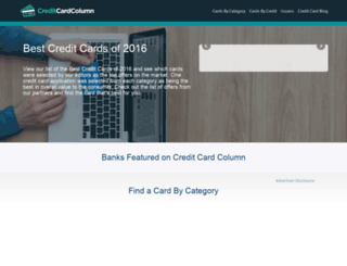 creditcardcolumn.com screenshot