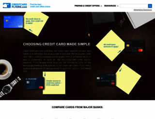 creditcardflyers.com screenshot