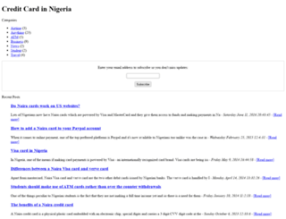 creditcardnigeria.com screenshot