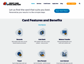 creditcardoffersdirectory.com screenshot