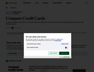 creditcards.knowyourmoney.co.uk screenshot