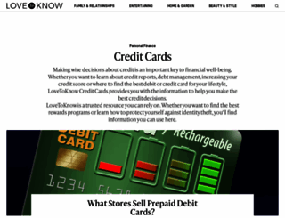 creditcards.lovetoknow.com screenshot