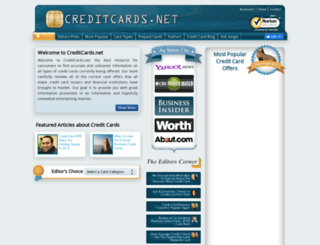 creditcards.net screenshot