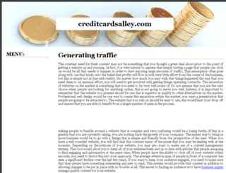 creditcardsalley.com screenshot