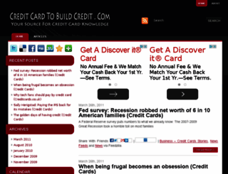 creditcardtobuildcredit.com screenshot