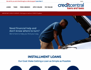 creditcentralllc.com screenshot