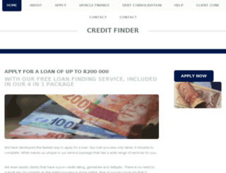 creditfinder.co.za screenshot