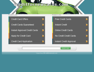 creditfornewcards.com screenshot