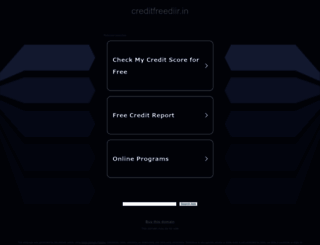 creditfreediir.in screenshot