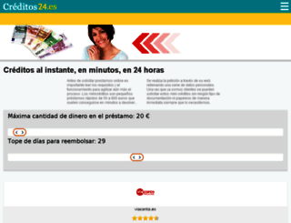 creditos24.es screenshot