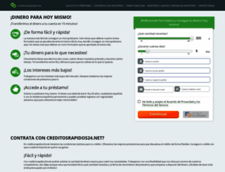 creditosrapidos24.net screenshot