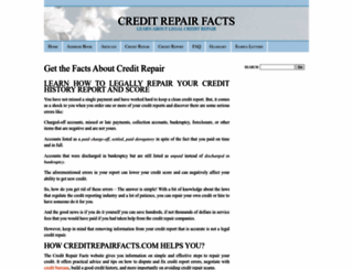 creditrepairfacts.com screenshot