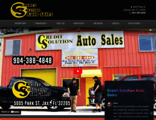 creditsolutionautosales.com screenshot