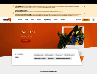 creditunionsa.com.au screenshot